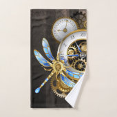 Steampunk-Dials mit Dragonfly Handtuch (Handtuch)