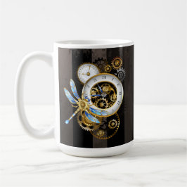 Steampunk-Dials mit Dragonfly Kaffeetasse
