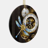 Steampunk-Dials mit Dragonfly Keramik Ornament (Rechts)