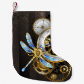 Steampunk-Dials mit Dragonfly Kleiner Weihnachtsstrumpf (Vorderseite)