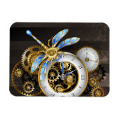 Steampunk-Dials mit Dragonfly Magnet (Horizontal)