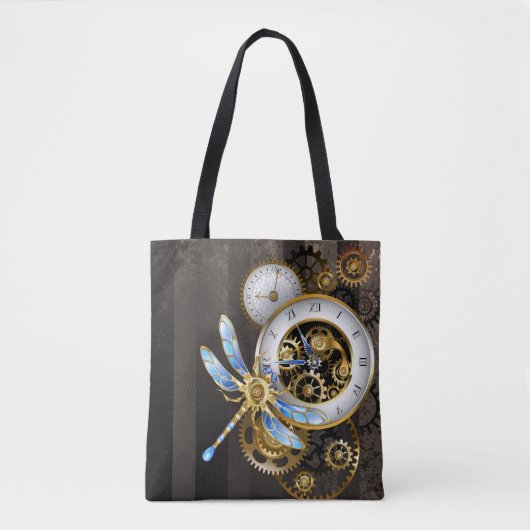 Steampunk-Dials mit Dragonfly Tasche (Vorderseite)