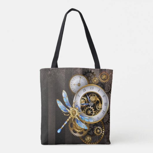 Steampunk-Dials mit Dragonfly Tasche (Rückseite)