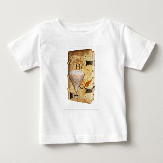 Steampunk Diary Baby T-shirt (Vorderseite)