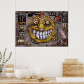 Steampunk - Die Freude der Technik Poster (Küche)