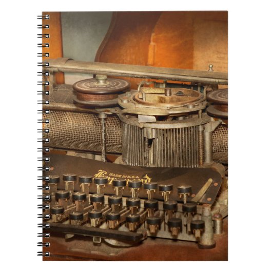 Steampunk - Die Geschichte des Schreibens Notizblock (Vorderseite)