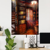 Steampunk - Die halb-private Studie Poster (Heimbüro)