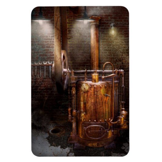 Steampunk - Die moderne Zuhause wird angetrieben Magnet (Vertikal)