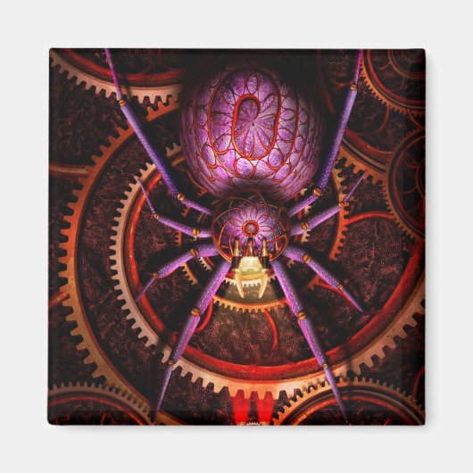 Steampunk - Die Netze, die wir weben Magnet (Vorne)