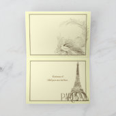 Steampunk Dirigible Air Tour Greetings Card Karte (Innenseite)