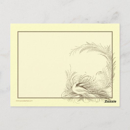 Steampunk Dirigible Air Tour Postcard Postkarte (Rückseite)