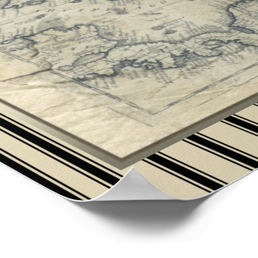 Steampunk Dirigible Balloon Ride Poster (Ecke)