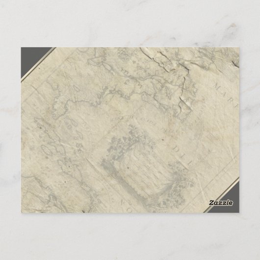 Steampunk Dirigible Balloon Ride Postkarte (Rückseite)