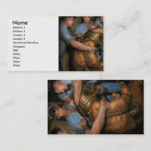 Steampunk - Diver - Eine Last von meinen Schultern Visitenkarte (Vorne/Hinten)