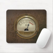 Steampunk DJ Toningenieur VU-Meter Mousemat Mousepad (Mit Mouse)