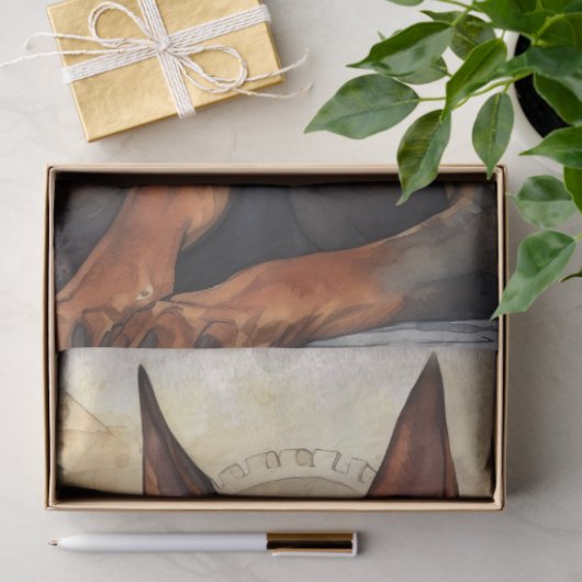 Steampunk Doberman 5 Decoupage Paper Seidenpapier (Geschenk)