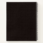 Steampunk Dodo Spiral Notebook Notizblock (Rückseite)