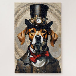 Steampunk Dog Jig Saw Puzzle