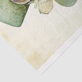 Steampunk Doll Grünes Kleid & Hut AM5 Decoupage Seidenpapier (Ausschnitt)