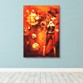 Steampunk Doll Leinwanddruck (Insitu (Holzboden))