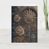 Steampunk Door | Denken Sie an Sie Karte (Vorderseite)