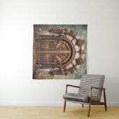 Steampunk Door Tapestry Wandteppich (Beispiel (Horizontal))