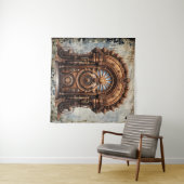 Steampunk Door Tapestry Wandteppich (Beispiel (Horizontal))