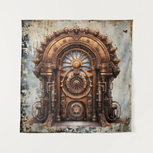 Steampunk Door Tapestry Wandteppich