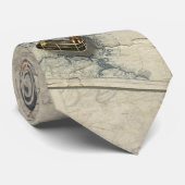 Steampunk-Doppelballonfahrt Krawatte (Gerollt)