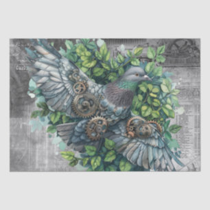 Steampunk Dove Seidenpapier