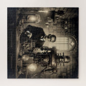 Steampunk Dr. Frankenstein Electro-Mechanical Puzzle (Horizontal)