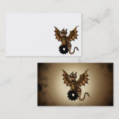 Steampunk Drache-Visitenkarten Visitenkarte (Vorne/Hinten)