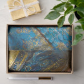 Steampunk Dragon Fantasy Art Decoupage Design Seidenpapier (Geschenk)