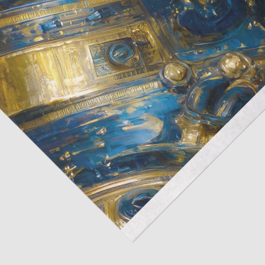 Steampunk Dragon Fantasy Art Decoupage Design Seidenpapier (Ausschnitt)