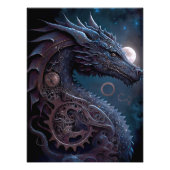 Steampunk Dragon Fotodruck (Vorne)
