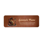 Steampunk Dragon neben einer Vintagen Straßenlater (Vorne)