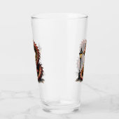 Steampunk Dragon neben einer Vintagen Straßenlater Glas (Rechts)