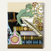 Steampunk Dragon Pooks Books Planer (Rückseite)