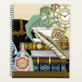 Steampunk Dragon Pooks Books Planer (Vorderseite)