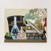 Steampunk Dragon Pooks Books Puzzle (Horizontal)