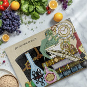 Steampunk Dragon Pooks Books Schneidebrett