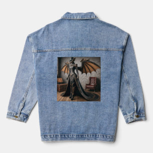 Steampunk Dragon Rider Jeansjacke