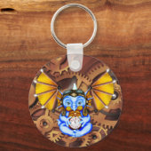 Steampunk-Dragon-Schlüsselanhänger "Five to Zwölf" Schlüsselanhänger (Vorderseite)