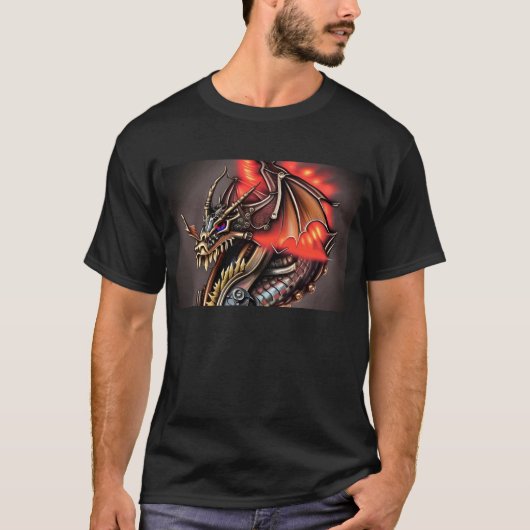 Steampunk Dragon T-Shirt (Vorderseite)