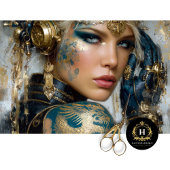 Steampunk Dragon Tattoo Fantasy Decoupage Kunst Seidenpapier