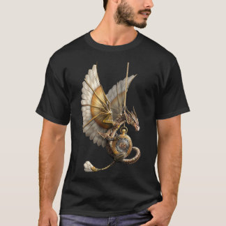 Steampunk Dragon Vintag T-Shirt