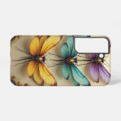 Steampunk Dragonflies Samsung Galaxy Hülle (Rückseite (Horizontal))