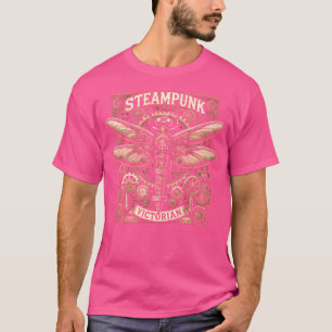 Steampunk Dragonfly Viktorianisch Art Mechanischer T-Shirt