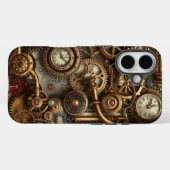 Steampunk Dreams: Gears and Timeparts Fusion Case-Mate iPhone Hülle (Rückseite (Horizontal))