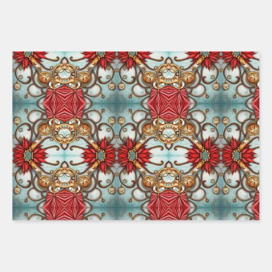 Steampunk Dreams mit Holly Geschenkpapier Set (Vorderseite 2)